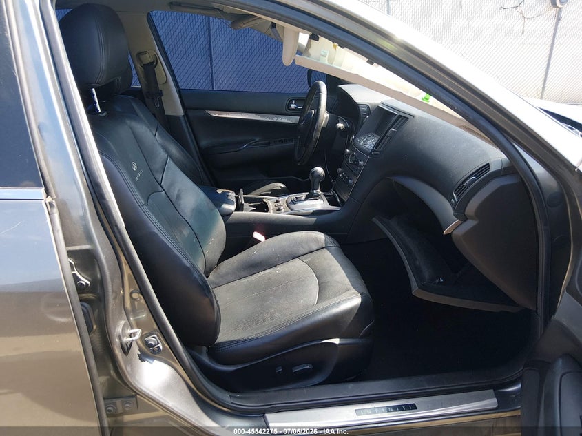 2013 Infiniti G VIN JN1CV6AR8DM763383 IAAI salvage auction — FRONT END, Salvage (Mississippi), sold $650 on 2026-07-30 (photo 5)