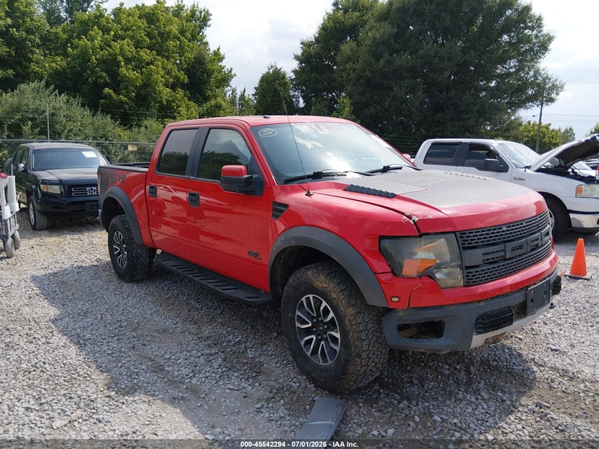 2012 Ford F-150 VIN 1FTFW1R64CFC88080 IAAI salvage auction — WATER/FLOOD, Salvage (Alabama), sold $3,400 on 2026-07-18 (photo 1)