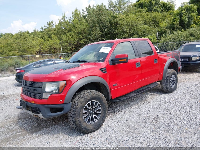 2012 Ford F-150 VIN 1FTFW1R64CFC88080 IAAI salvage auction — WATER/FLOOD, Salvage (Alabama), sold $3,400 on 2026-07-18 (photo 2)
