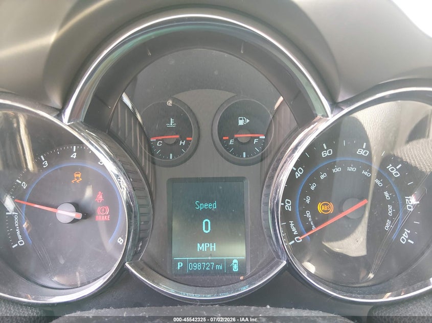 2012 Chevrolet Cruze VIN 1G1PG5SC7C7214809 IAAI salvage auction — SIDE, Salvage Title, sold $775 on 2026-07-31 (photo 7)
