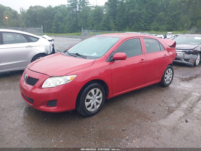 2010 Toyota Corolla VIN JTDBU4EE4AJ084120 IAAI salvage auction — REAR END, Clear (Massachusetts), sold $700 on 2026-07-24 (photo 2)