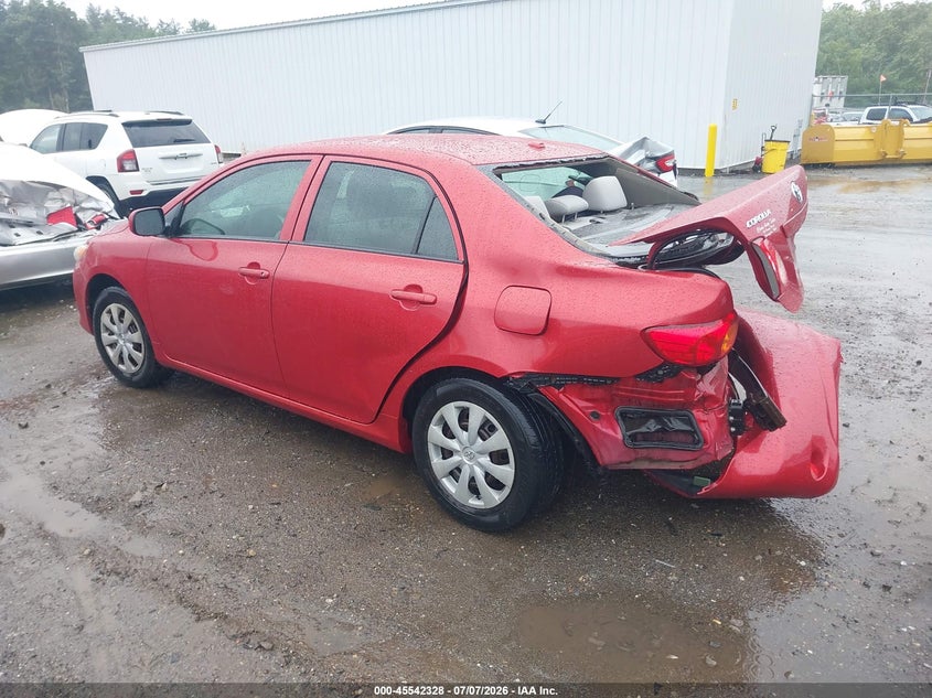 2010 Toyota Corolla VIN JTDBU4EE4AJ084120 IAAI salvage auction — REAR END, Clear (Massachusetts), sold $700 on 2026-07-24 (photo 3)