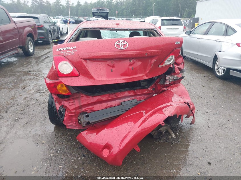 2010 Toyota Corolla VIN JTDBU4EE4AJ084120 IAAI salvage auction — REAR END, Clear (Massachusetts), sold $700 on 2026-07-24 (photo 6)
