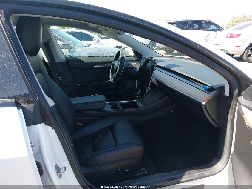2021 Tesla Model 3 VIN 5YJ3E1EB8MF066821 IAAI salvage auction — LEFT SIDE, Salvage (California), sold $5,500 on 2026-07-31 (photo 5)