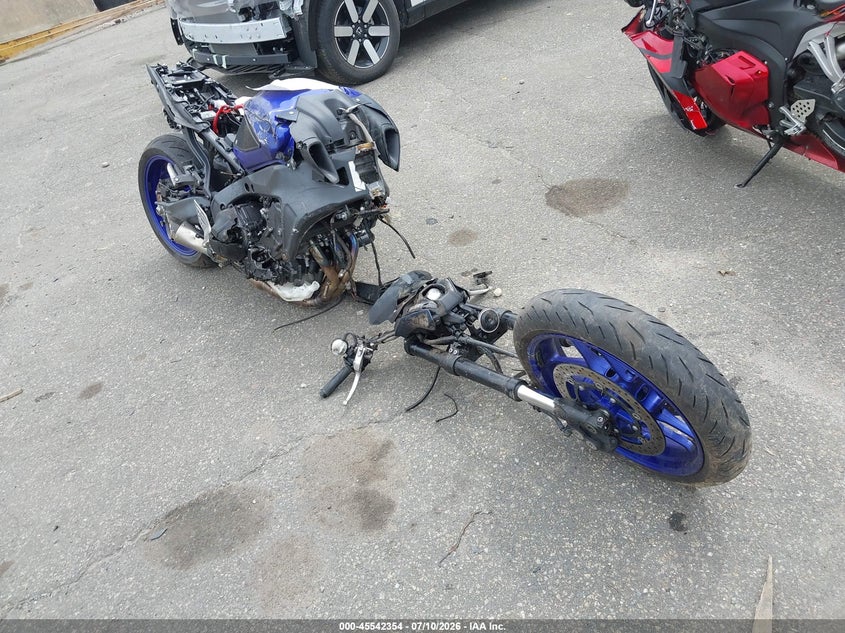 2023 Yamaha Mt VIN JYARN71E2PA003901 IAAI salvage auction — ALL OVER, Salvage Title, sold $425 on 2026-09-08 (photo 1)