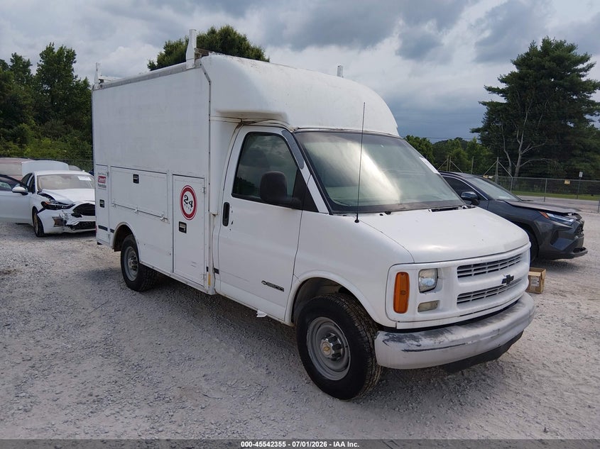 2000 Chevrolet Express 2500 VIN 1GBHG31R0Y1217779 IAAI salvage auction — FRONT END, Clear (Alabama), sold $500 on 2026-07-18 (photo 1)