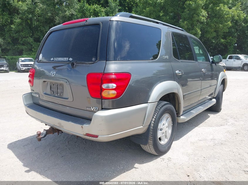 2004 Toyota Sequoia VIN 5TDZT34A24S217023 IAAI salvage auction — NORMAL WEAR, Clear (Kansas), sold $1,050 on 2026-07-08 (photo 4)