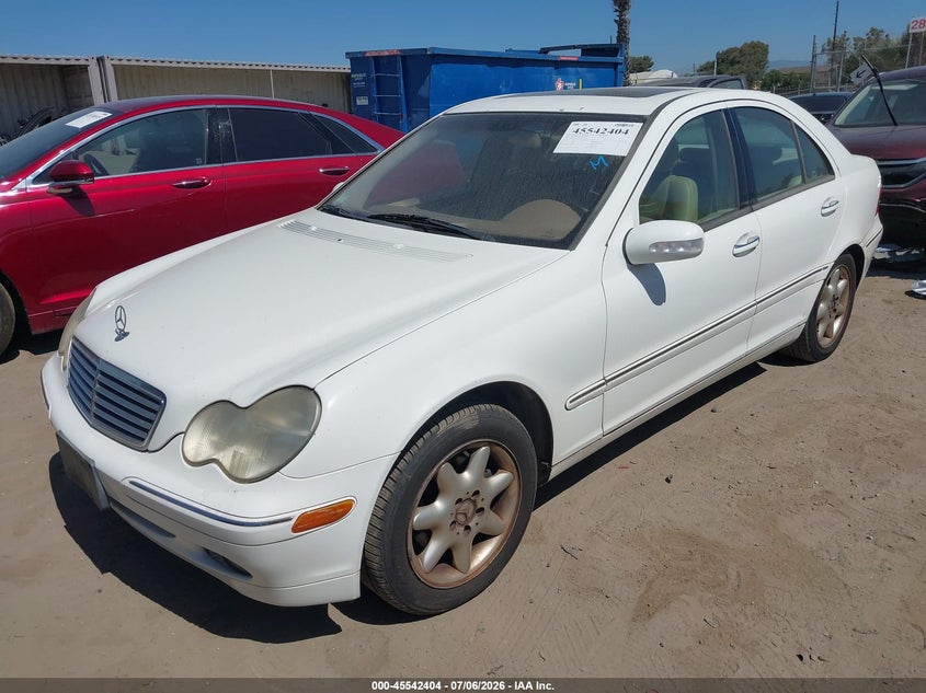 2003 Mercedes-benz C class VIN WDBRF61J53E012876 IAAI salvage auction — UNKNOWN, Clear - Dealer Only (California), sold $400 on 2026-07-29 (photo 2)