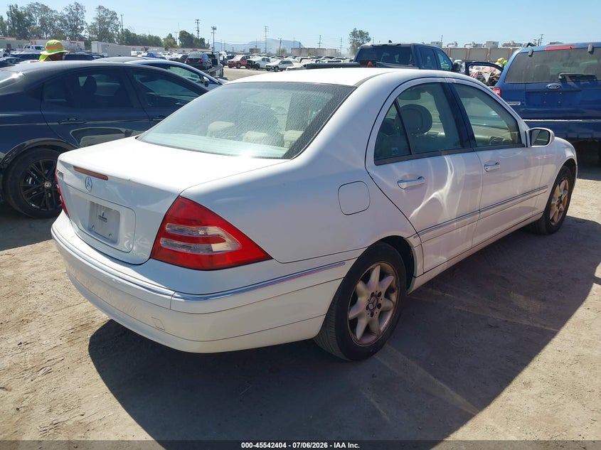 2003 Mercedes-benz C class VIN WDBRF61J53E012876 IAAI salvage auction — UNKNOWN, Clear - Dealer Only (California), sold $400 on 2026-07-29 (photo 4)