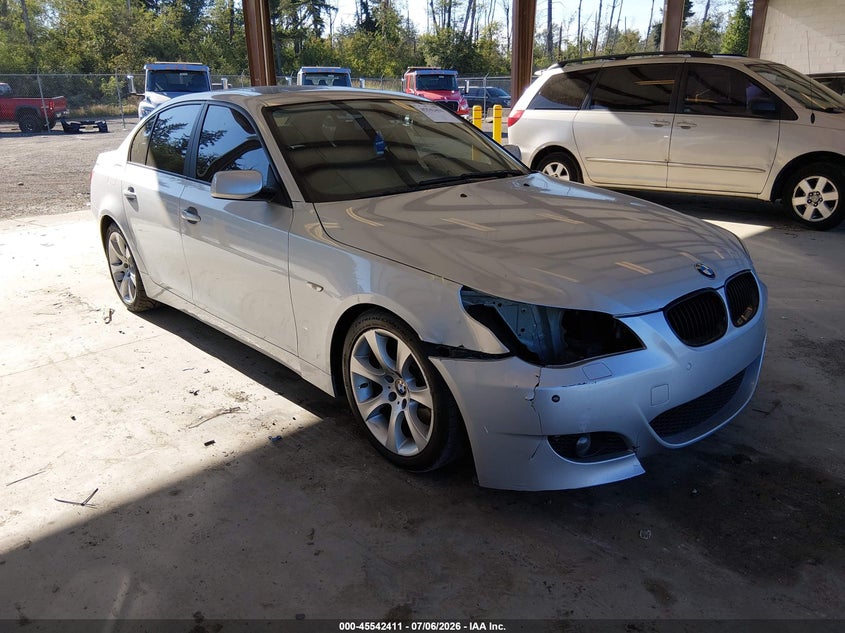 2007 BMW 5 series VIN WBANB535X7CP08475 IAAI salvage auction — RIGHT FRONT, Bill Of Sale (Washington), sold $400 on 2026-07-22 (photo 1)