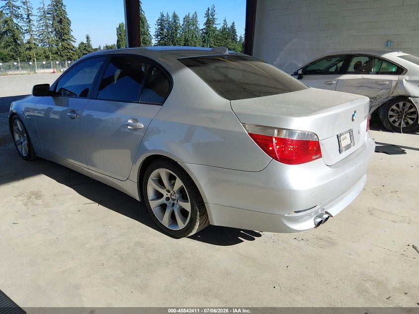 2007 BMW 5 series VIN WBANB535X7CP08475 IAAI salvage auction — RIGHT FRONT, Bill Of Sale (Washington), sold $400 on 2026-07-22 (photo 3)