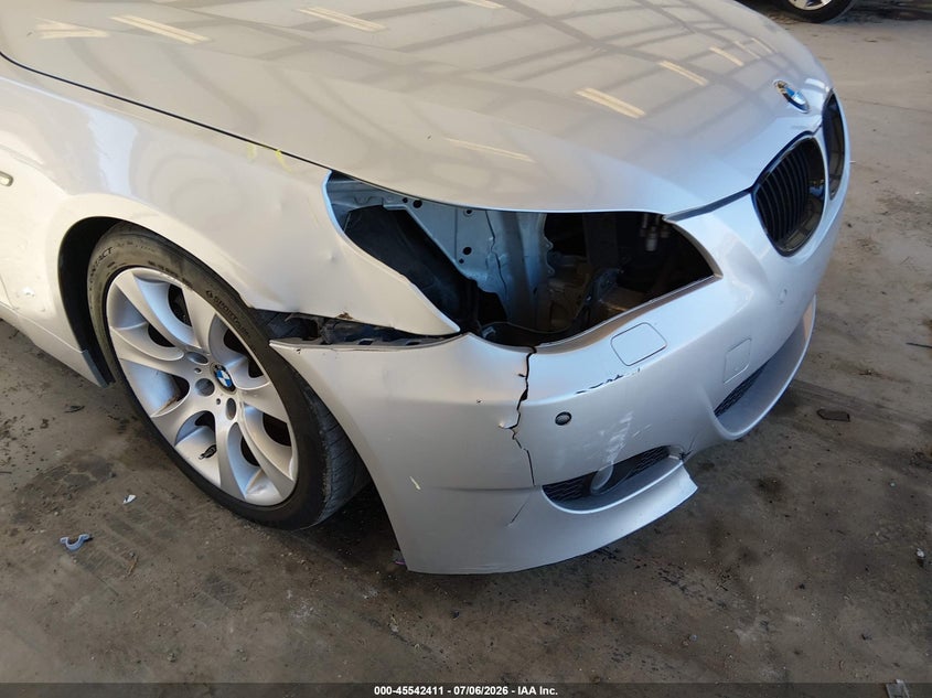 2007 BMW 5 series VIN WBANB535X7CP08475 IAAI salvage auction — RIGHT FRONT, Bill Of Sale (Washington), sold $400 on 2026-07-22 (photo 6)