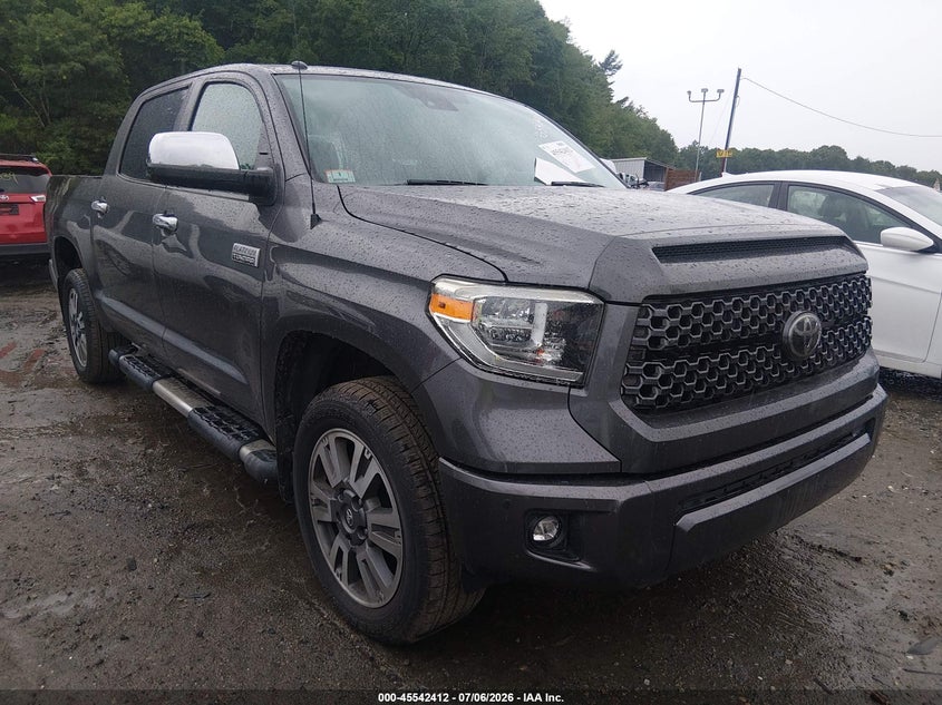 2018 Toyota Tundra VIN 5TFAY5F17JX699436 IAAI salvage auction — EXTERIOR BURN, Salvage (Massachusetts), sold $13,600 on 2026-07-28 (photo 1)