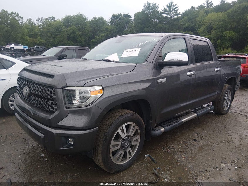 2018 Toyota Tundra VIN 5TFAY5F17JX699436 IAAI salvage auction — EXTERIOR BURN, Salvage (Massachusetts), sold $13,600 on 2026-07-28 (photo 2)