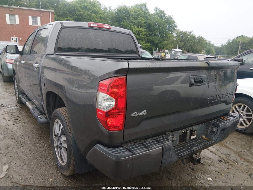 2018 Toyota Tundra VIN 5TFAY5F17JX699436 IAAI salvage auction — EXTERIOR BURN, Salvage (Massachusetts), sold $13,600 on 2026-07-28 (photo 3)