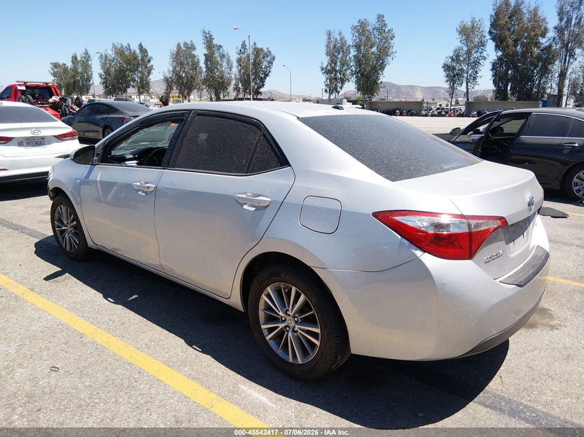 2014 Toyota Corolla VIN 5YFBURHE0EP011465 IAAI salvage auction — FRONT END, Salvage Title, sold $1,050 on 2026-07-31 (photo 3)