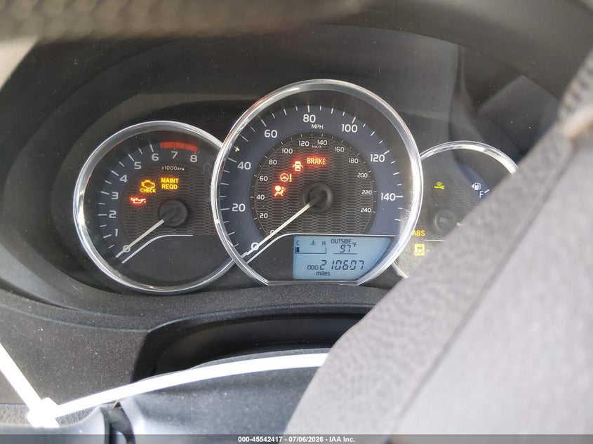 2014 Toyota Corolla VIN 5YFBURHE0EP011465 IAAI salvage auction — FRONT END, Salvage Title, sold $1,050 on 2026-07-31 (photo 7)