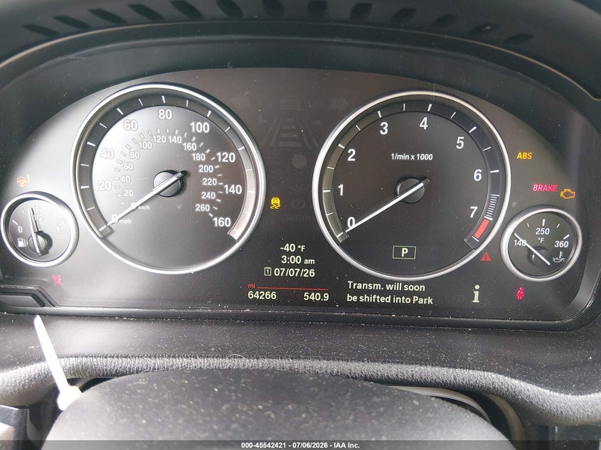 2014 BMW X3 VIN 5UXWX9C59E0D42668 IAAI salvage auction — FRONT END, Clear (Massachusetts), sold $2,400 on 2026-07-17 (photo 7)