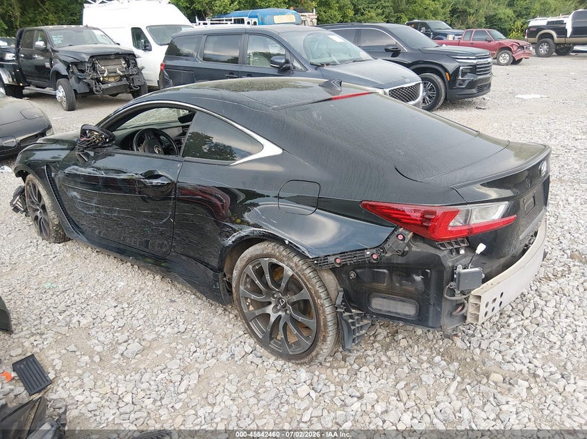 2015 Lexus Rc-f VIN JTHHP5BC7F5000722 IAAI salvage auction — FRONT & REAR, Clear (Tennessee), sold $3,850 on 2026-07-30 (photo 3)