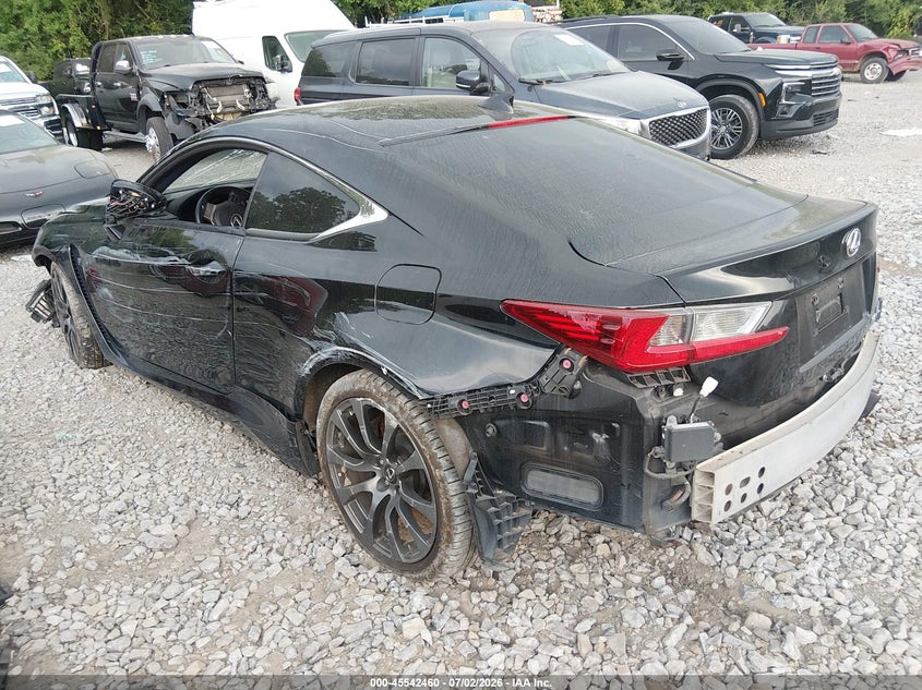2015 Lexus Rc-f VIN JTHHP5BC7F5000722 IAAI salvage auction — FRONT & REAR, Clear (Tennessee), sold $3,850 on 2026-07-30 (photo 6)