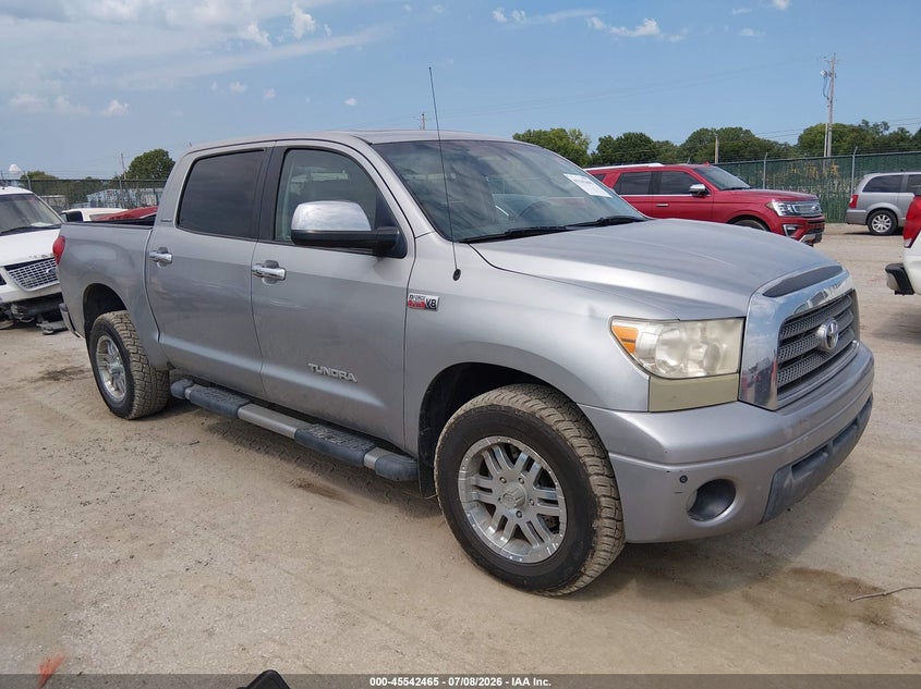 2008 Toyota Tundra VIN 5TBDV58118S520576 IAAI salvage auction — HAIL, Salvage (Kansas), sold $5,600 on 2026-07-31 (photo 1)