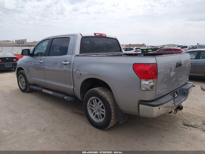 2008 Toyota Tundra VIN 5TBDV58118S520576 IAAI salvage auction — HAIL, Salvage (Kansas), sold $5,600 on 2026-07-31 (photo 3)