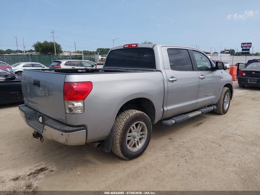 2008 Toyota Tundra VIN 5TBDV58118S520576 IAAI salvage auction — HAIL, Salvage (Kansas), sold $5,600 on 2026-07-31 (photo 4)