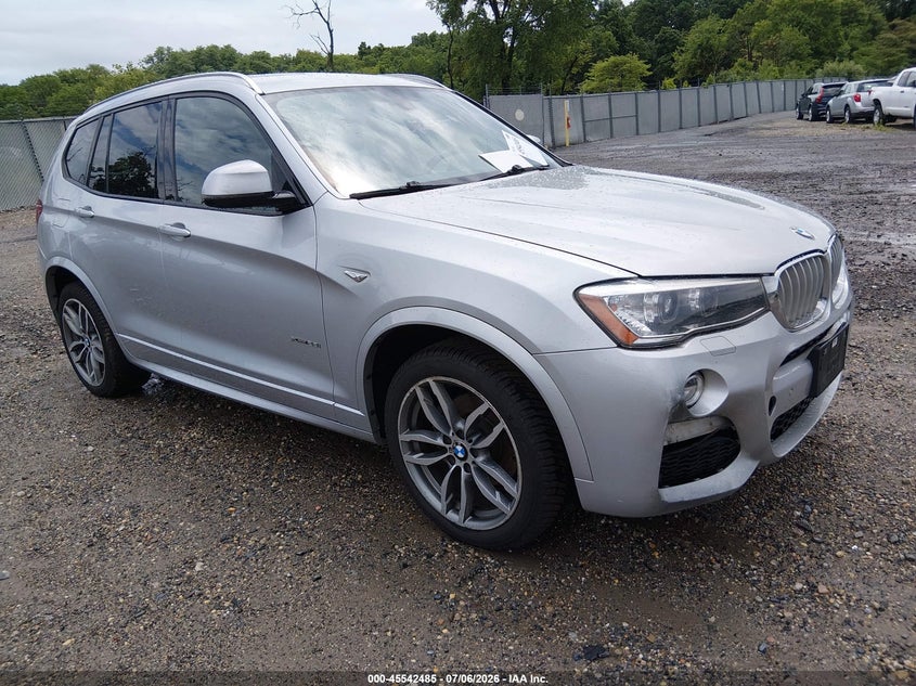 2016 BMW X3 VIN 5UXWX9C51G0D82875 IAAI salvage auction — NORMAL WEAR, Clear (New Jersey), sold $2,025 on 2026-07-14 (photo 1)