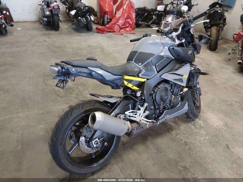 2017 Yamaha Fz VIN JYARN48Y3HA000361 IAAI salvage auction — UNKNOWN, Salvage (California), sold $4,250 on 2026-07-14 (photo 4)