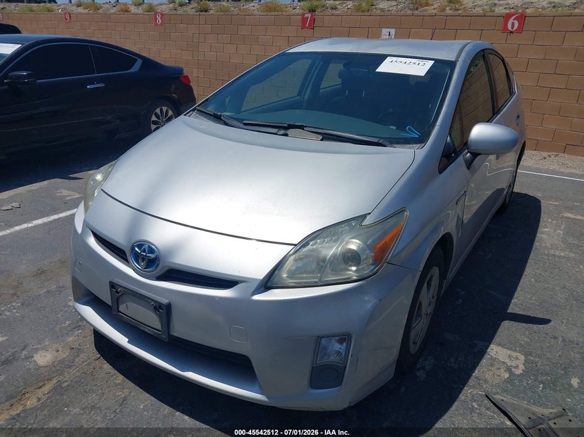2011 Toyota Prius VIN JTDKN3DU9B0250106 IAAI salvage auction — NORMAL WEAR, Clear - Dealer Only (California), sold $2,200 on 2026-07-29 (photo 2)