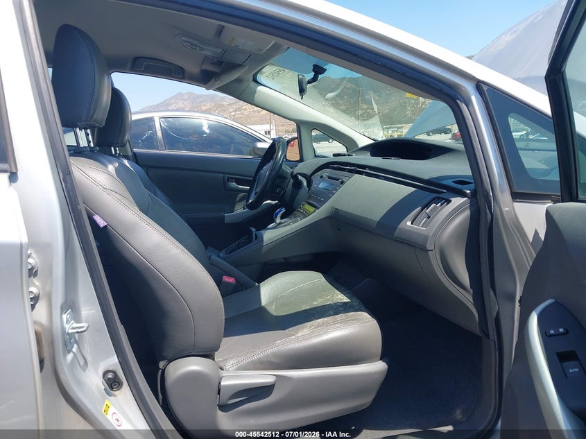 2011 Toyota Prius VIN JTDKN3DU9B0250106 IAAI salvage auction — NORMAL WEAR, Clear - Dealer Only (California), sold $2,200 on 2026-07-29 (photo 5)