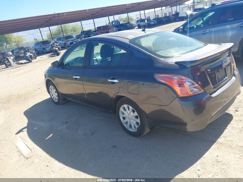 2015 Nissan Versa VIN 3N1CN7AP8FL814561 IAAI salvage auction — MECHANICAL, Clear-Dealer Only (Arizona), sold $400 on 2026-07-09 (photo 3)