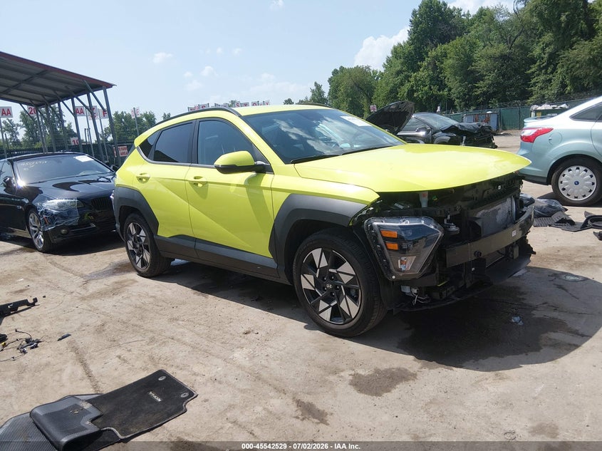 2024 Hyundai Kona VIN KM8HC3AB5RU148609 IAAI salvage auction — FRONT END, Salvage Title, sold $3,900 on 2026-07-30 (photo 1)
