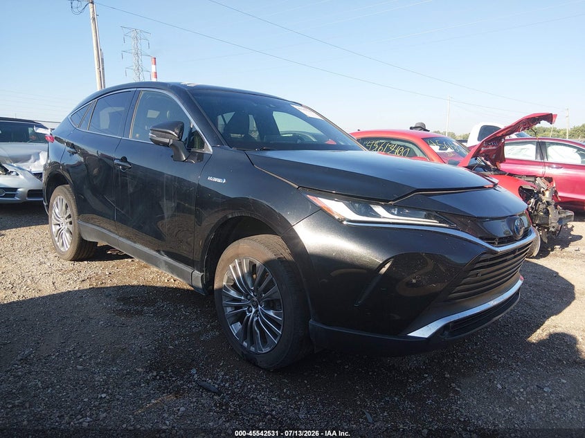 2021 Toyota Venza VIN JTEAAAAHXMJ041372 IAAI salvage auction — HAIL, Salvage (Indiana), sold $11,400 on 2026-07-29 (photo 1)