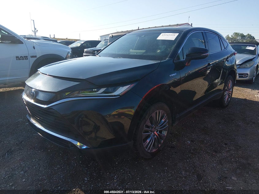 2021 Toyota Venza VIN JTEAAAAHXMJ041372 IAAI salvage auction — HAIL, Salvage (Indiana), sold $11,400 on 2026-07-29 (photo 2)
