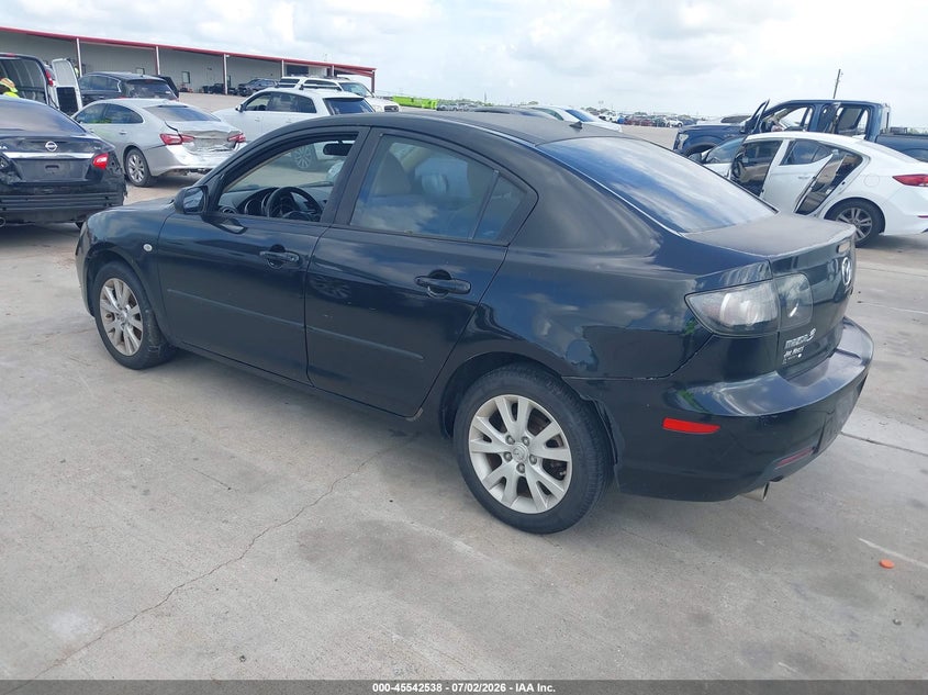 2007 Mazda 3 VIN JM1BK12F471748135 IAAI salvage auction — NORMAL WEAR, Original (Texas), sold $25 on 2026-07-10 (photo 3)