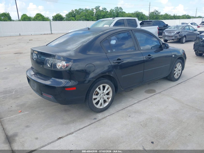2007 Mazda 3 VIN JM1BK12F471748135 IAAI salvage auction — NORMAL WEAR, Original (Texas), sold $25 on 2026-07-10 (photo 4)