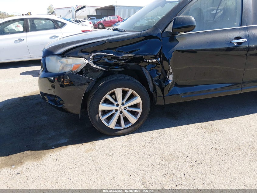 2008 Toyota Highlander hybrid VIN JTEEW44A482020715 IAAI salvage auction — LEFT FRONT, Salvage (California), sold $850 on 2026-07-29 (photo 6)