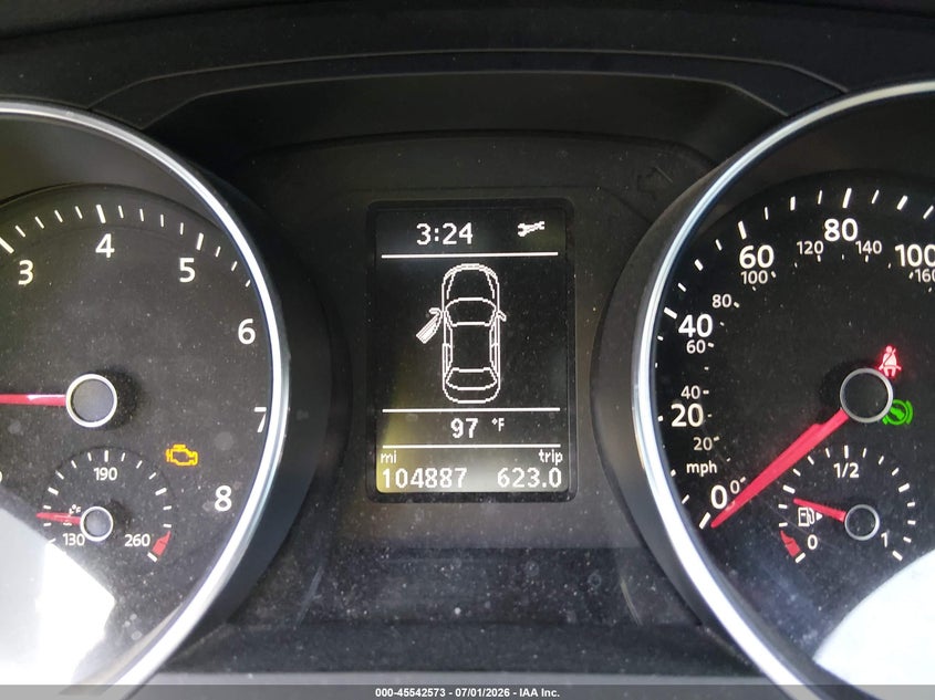 2017 Volkswagen Jetta VIN 3VWDB7AJ5HM367316 IAAI salvage auction — NORMAL WEAR, Salvage Title, sold $3,150 on 2026-07-24 (photo 7)