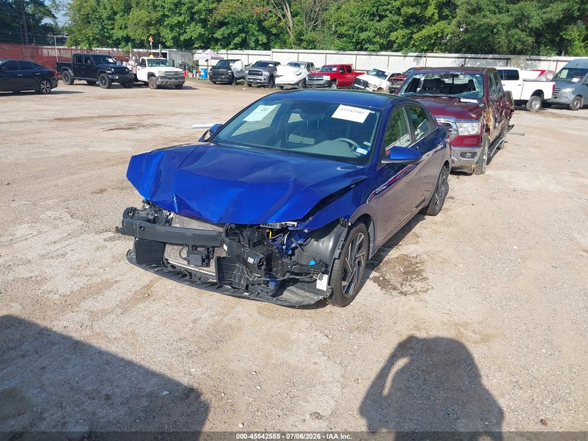 2025 Hyundai Elantra VIN KMHLS4DG8SU951723 IAAI salvage auction — FRONT END, Salvage Title, sold $5,100 on 2026-07-15 (photo 2)
