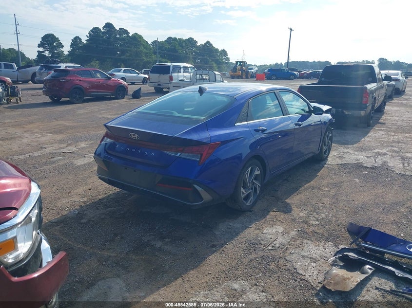 2025 Hyundai Elantra VIN KMHLS4DG8SU951723 IAAI salvage auction — FRONT END, Salvage Title, sold $5,100 on 2026-07-15 (photo 4)