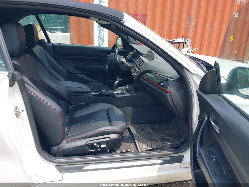 2016 BMW 2er VIN WBA1K9C59GV322902 IAAI salvage auction — FRONT END, Salvage - Greater Than 75% (Maryland), sold $1,500 on 2026-07-20 (photo 5)