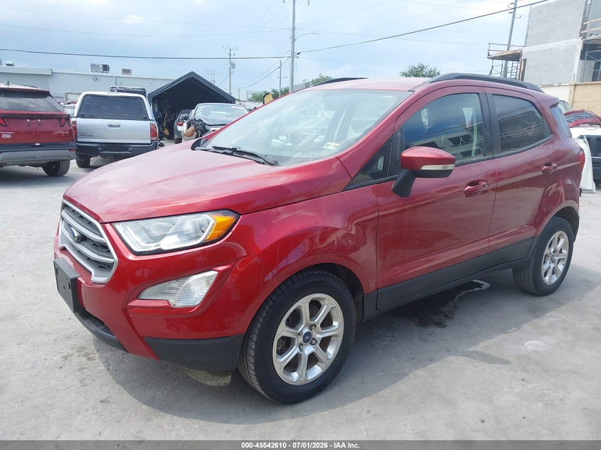 2018 Ford Ecosport VIN MAJ3P1TE8JC187659 IAAI salvage auction — NORMAL WEAR, Clear (Florida), sold $1,800 on 2026-07-30 (photo 2)