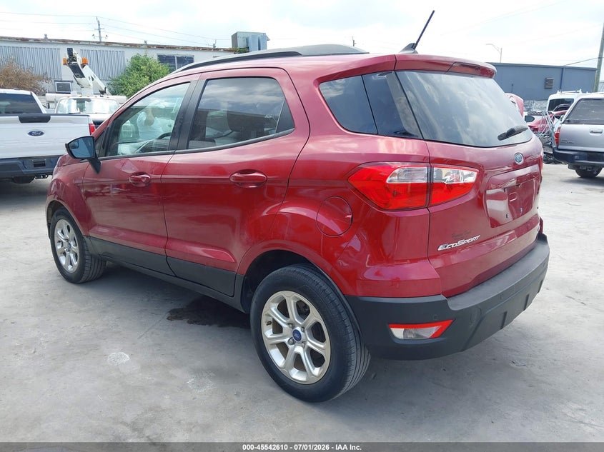 2018 Ford Ecosport VIN MAJ3P1TE8JC187659 IAAI salvage auction — NORMAL WEAR, Clear (Florida), sold $1,800 on 2026-07-30 (photo 3)