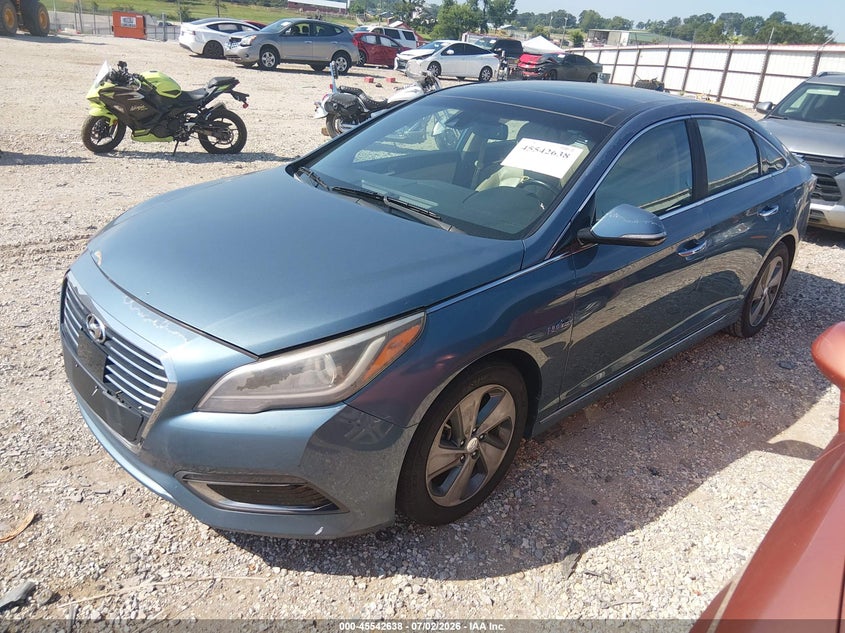 2016 Hyundai Sonata VIN KMHE34L12GA008240 IAAI salvage auction — NORMAL WEAR, Clear (Arkansas), sold $1,525 on 2026-07-30 (photo 2)