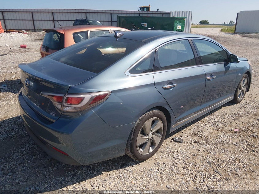 2016 Hyundai Sonata VIN KMHE34L12GA008240 IAAI salvage auction — NORMAL WEAR, Clear (Arkansas), sold $1,525 on 2026-07-30 (photo 4)