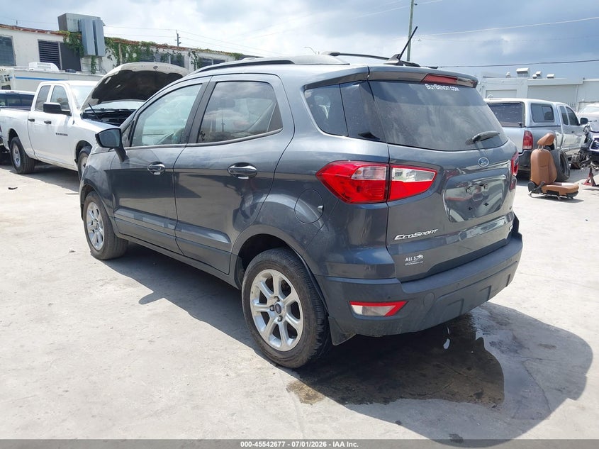 2020 Ford Ecosport VIN MAJ3S2GE6LC322364 IAAI salvage auction — NORMAL WEAR, Clear (Louisiana), sold $2,150 on 2026-07-09 (photo 3)