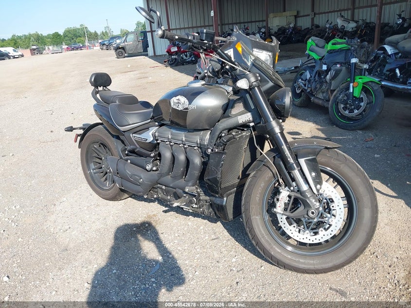 2022 Triumph motorcycle Rocket VIN SMTG10JX7NTAG2301 — IAAI salvage auction photo