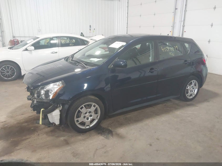 2009 Pontiac Vibe VIN 5Y2SP67049Z431558 IAAI salvage auction — FRONT END, Prior Salvage (Minnesota), sold $1,300 on 2026-08-21 (photo 2)