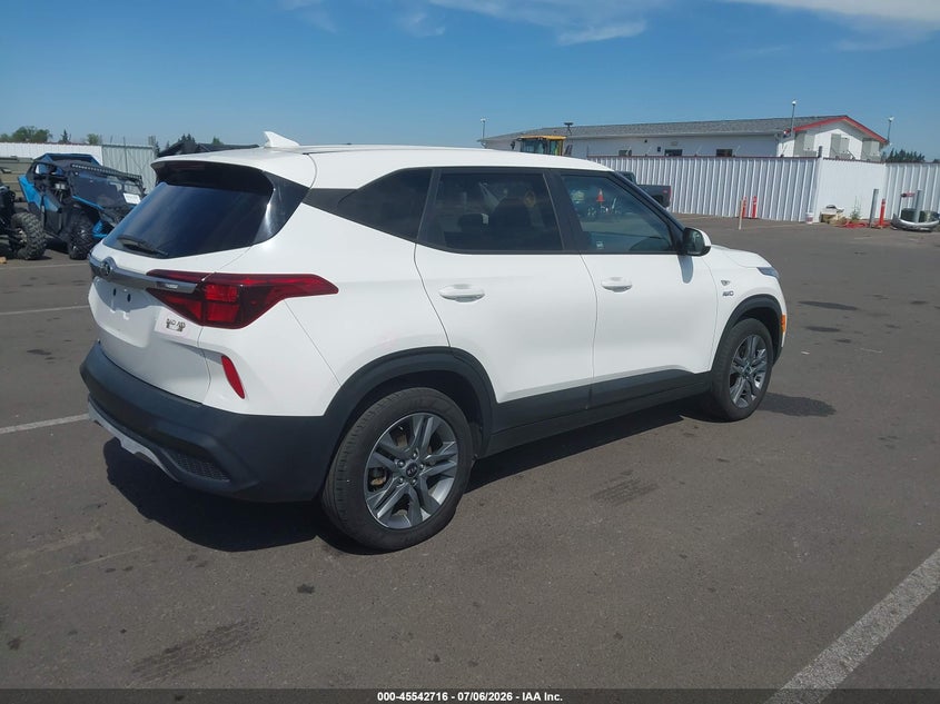 2021 Kia Seltos VIN KNDEPCAA1M7061591 IAAI salvage auction — LEFT SIDE, Enterprise Vehicles Clear Only (Oregon), sold $6,250 on 2026-07-22 (photo 4)